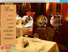 Tablet Screenshot of cafevia310.com